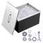 Glacière à glace en acier inoxydable 20 po - 40 Qt