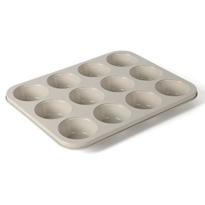 Moule à muffins en acier au carbone antiadhésif de 12 tasses Martha Stewart