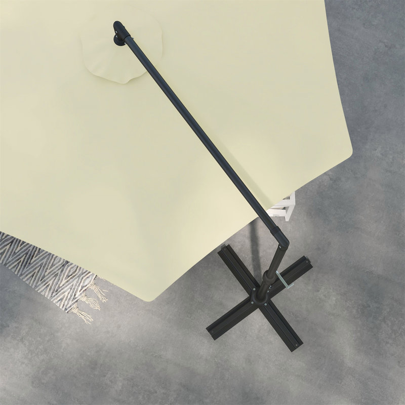 Parasol d'extérieur polyvalent en porte-à-faux pour diverses occasions et espaces