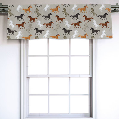Sateen Ruffled Window Valance