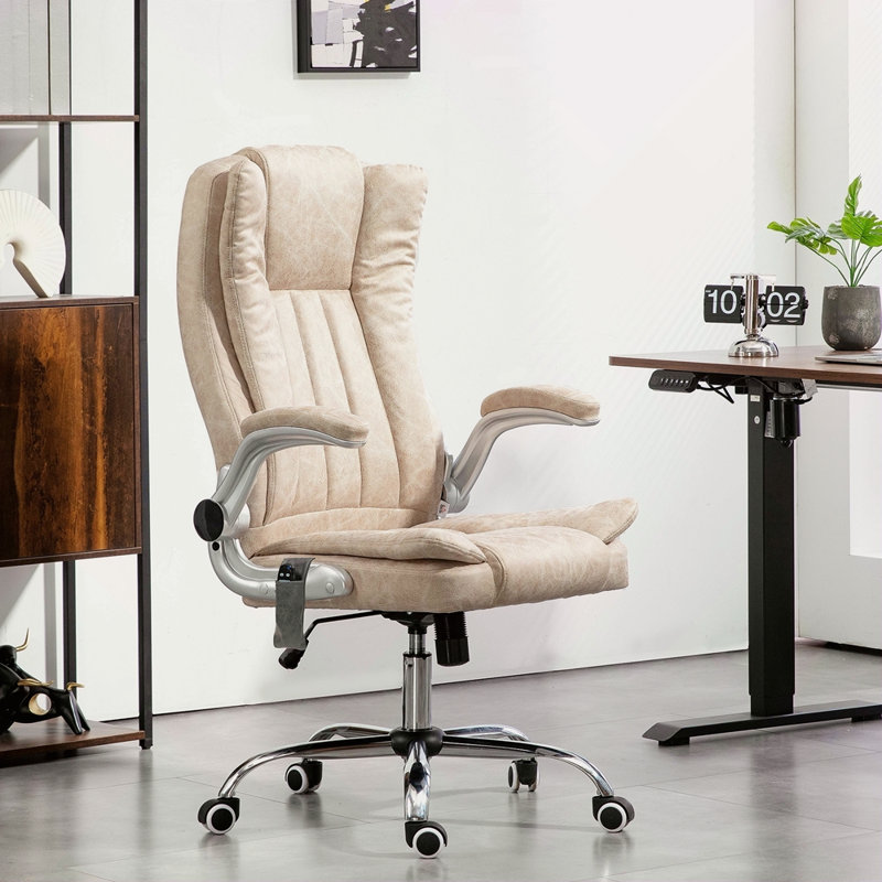 Fauteuil de direction HOMcom, Blanc