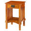 Table de bout en coin avec rangement Janyah