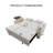 68.5'' Folding Convertible Sofa Bed,Small Pull Out Sofa with 90° Swivel Side Table &  Side USB Port-2061290610