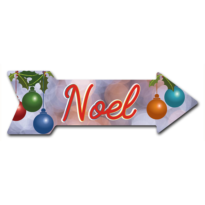 Decal-999707_Noel Decal Arrow Home Decor 18 "de large, H 10 po x l 30 po x P 1 po