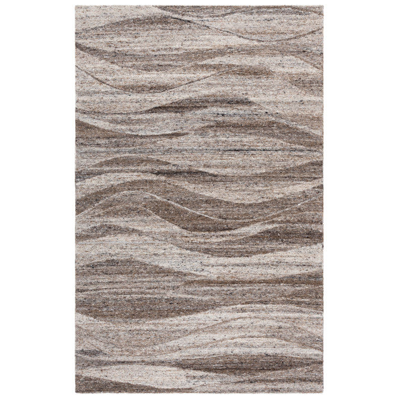 Oakwood 102 Hand Tufted 80% Wool; 20% Cotton Abstract Rug, 5'-0" X 8'-0" Rectangle