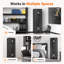 Coffre-fort à empreinte digitale pour fusils et fusils de chasse avec rangement réglable Kaer 10-12 | Armoire à fusil biométrique pour la maison