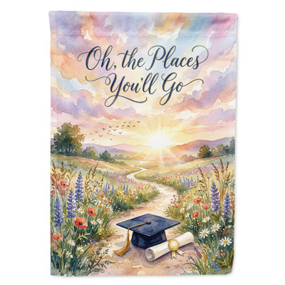 Smart House Graduation Graduation Art House Flag