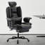 Fauteuil de direction à structure en acier Workspace avec rembourrage en mousse viscoélastique, appui-tête réglable, dossier haut et mécanisme de levage