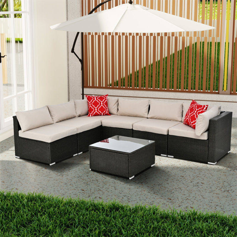 Ensembles de meubles de patio, Beige