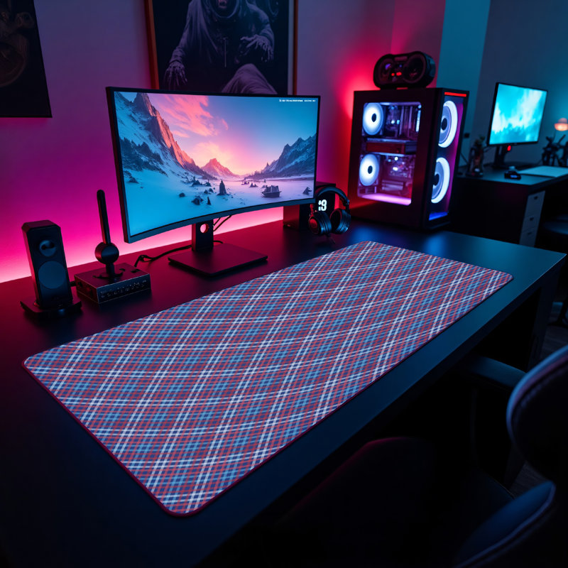 Polyester Desk Pad, 31.5x15.5