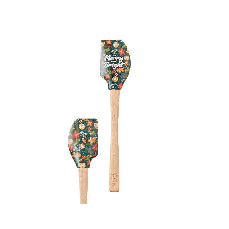Spatulart® Merry & Bright Wood Handled Spatula