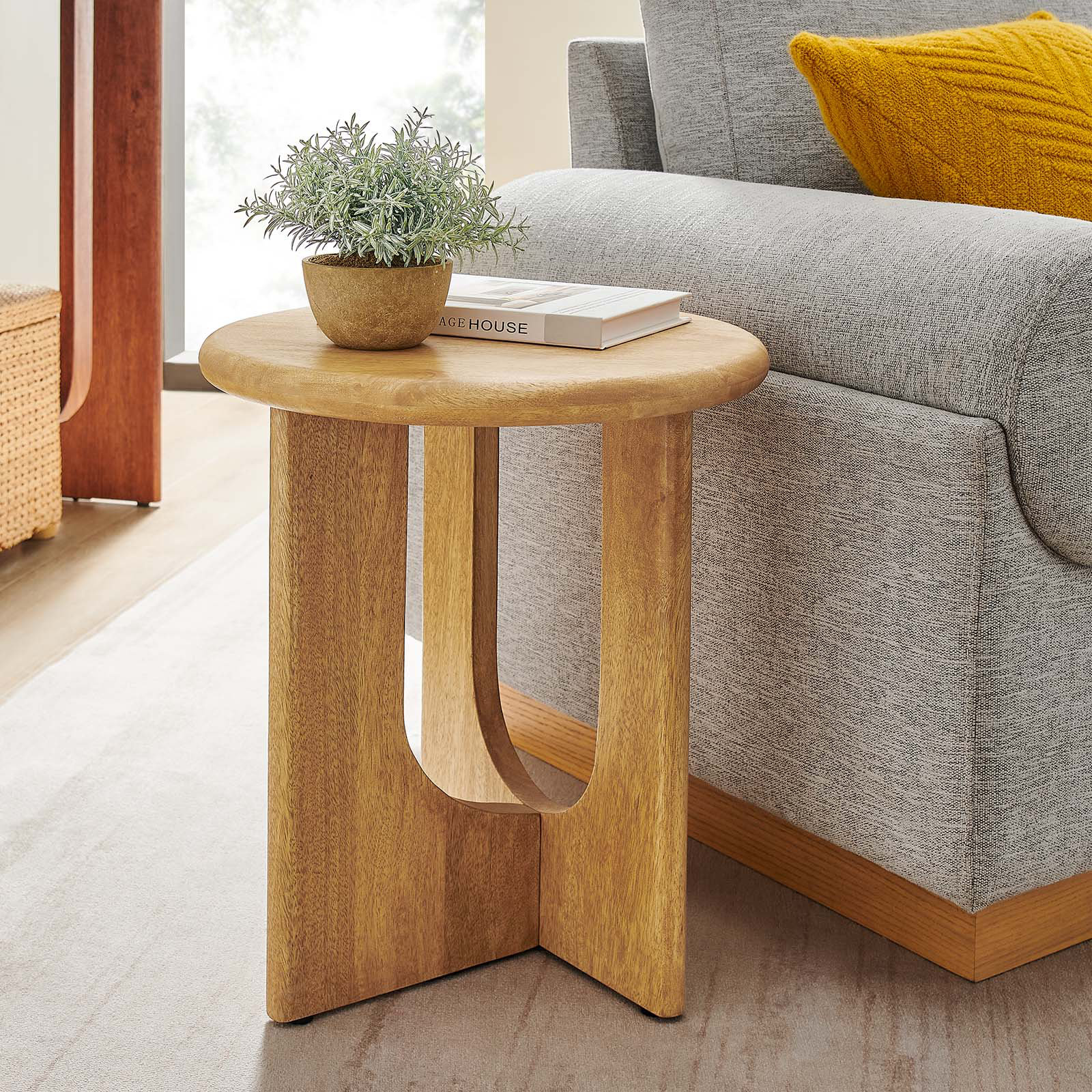 Modway Rivian Round Side Table | Wayfair