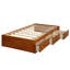 Lit plateforme simple avec rangement en bois massif Kalley-942293656