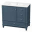Meuble-lavabo avec lavabo, 3 tiroirs et tablettes de porte-238923786