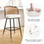Tabouret rembourré Cane-107262890-107262891-124553567