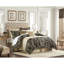 Édredon pour grand lit 4 pièces 2022 amélioré pour la durabilité, fermetures à glissière dans les taies décoratives, chenille avec revers uni contrastant, satin antique, l 92 po x L 96 po, taies décoratives 20 po x l 26 po + P 2 po, l 60 po x 80 po l + P 15 po, taille 100%