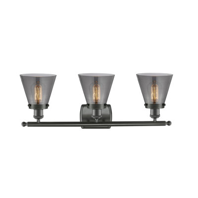Ballston Urban Cone 6" - 3 Light 26" Bath Vanity Light