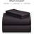 Luxclub 4 PC Black California King Silky Soft Cooling Extra Deep Pocket Performance Sheet Set-123418308-123418275