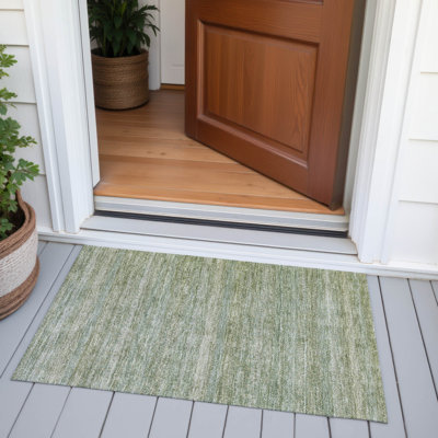 Tapis de sauge Xhevrie intérieur / extérieur lavable à la machine