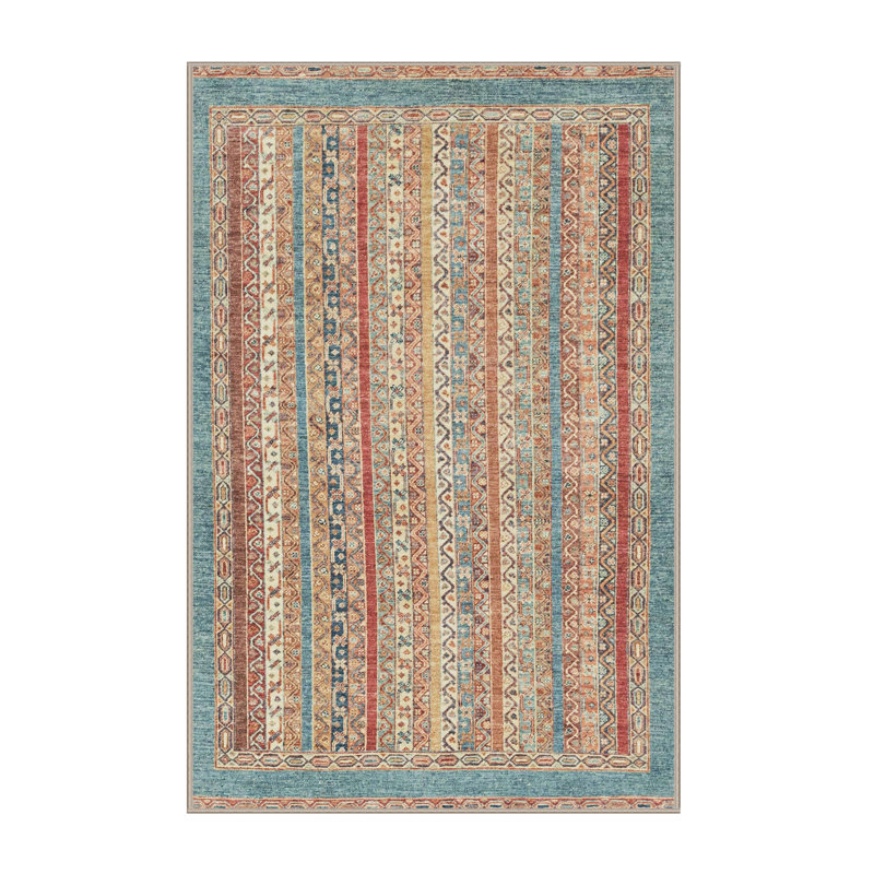Abstract Indoor Rug, Rectangle 4' x 6'