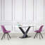 4 Rivas Velvet Upholstered Dining Chairs-866300085-935542349