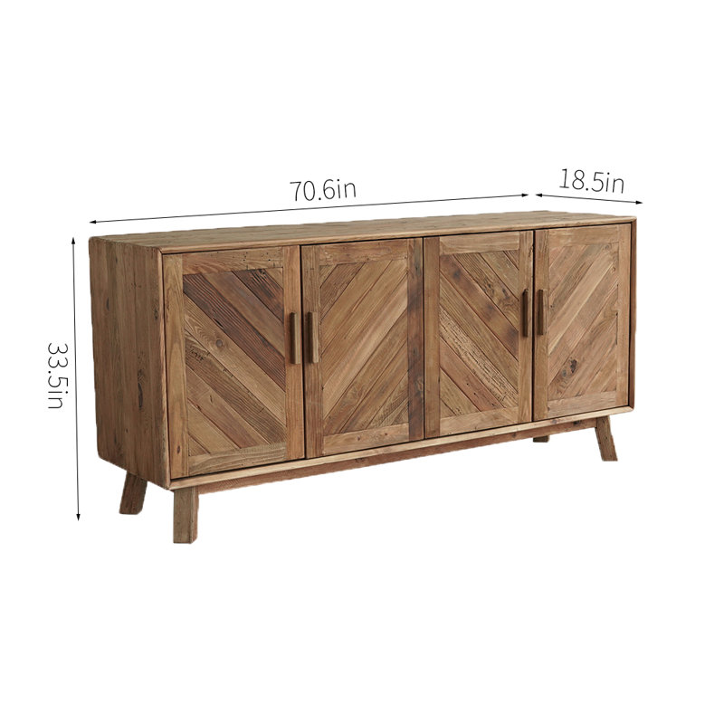 Josann Solid Wood Accent Cabinet