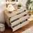 Union Rustic 94.5" Accent Chest Set With Drawers, Modern Credenza Storage Cabinet With Reeded Design For Living Room, Kitchen, Dining Room, Hallway-920772765