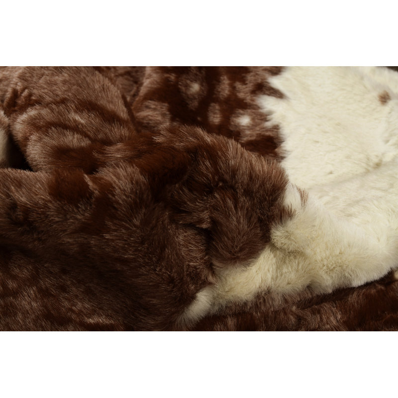 Imler Performance Cowhide Animal Print Indoor / Outdoor Rug