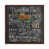 Classic Brown Wood Floater Framed