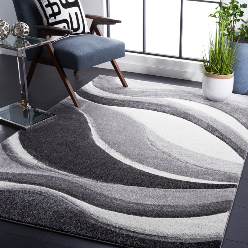 Akia Abstract Area Rug, Rectangle 201 x 274cm