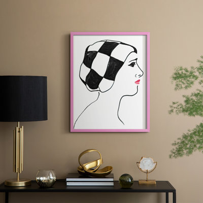 «Blossom III», reproduction encadrée - bois massif