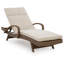 Chaise longue avec coussin Anikyn