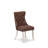Dallas Parson Dining Room Chairs, Button Tufted Back with Nailhead Trim, Burgundy Polyester Fabric Padded Chairs, Set of 2, Linen White-1233069989