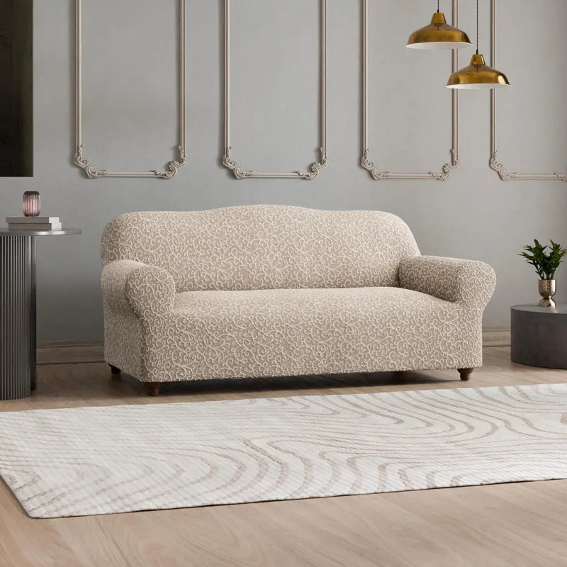 Housse extensible pour canapé - Qualité et style haut de gamme - Collection Jacquard, H 35 po x l 85 po x P 40 po