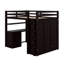 Full Loft Bed With Desk,Drawers And Wardrobe-62928587