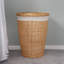 Hand Woven Wicker Laundry Hamper