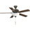 12.5'' 2 - Light White/Bronze/Nickel Bowl Ceiling Fan Light Kit