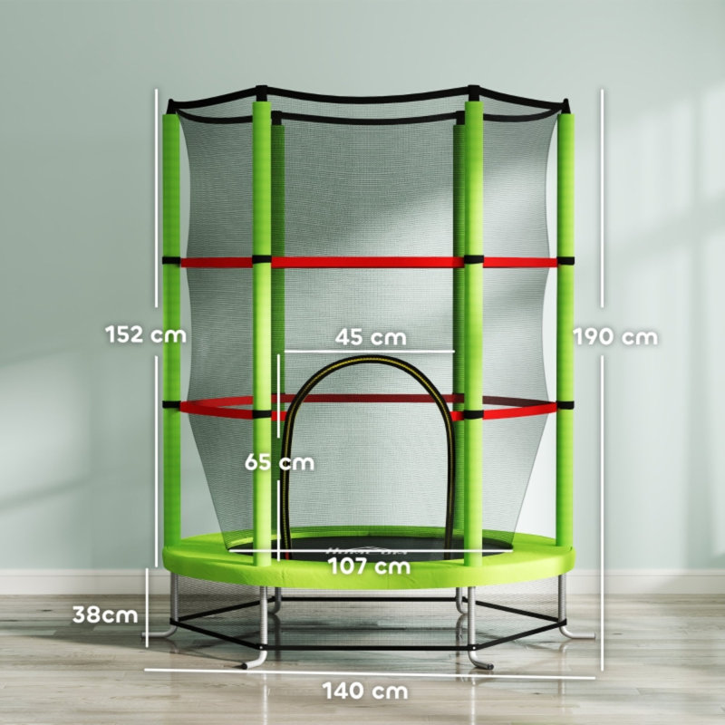 EvoNet 140cm Round Kid / Toddler Trampoline
