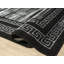 Tapis abstrait géométrique noir / or Ksamil-69127335