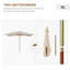 Brod 295 cm W X 200 cm D Rectangular Market Parasol with Pulley Lift-2022629716