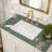 APRESSHUI 14'' Ceramic Rectangular Bathroom Sink with Overflow