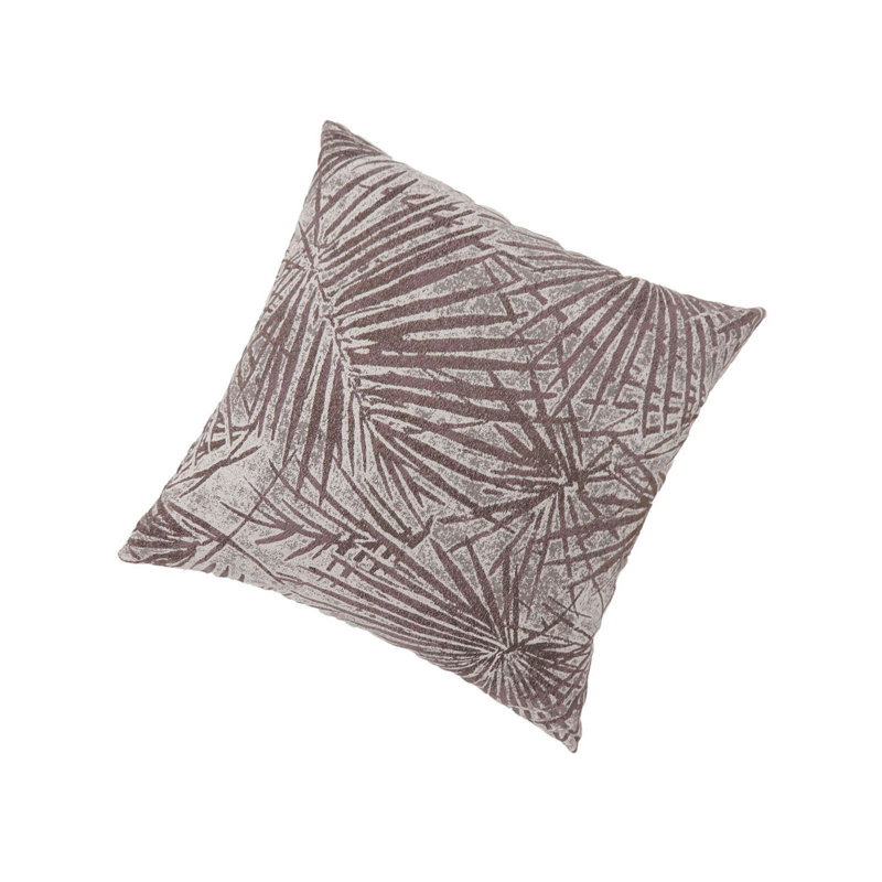  Coussin Contemporary, [22 po] + x + [22 po], Brun / Blanc cassé