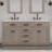 Elianna 60'' Double Bathroom Vanity with Marble Top-1949991661