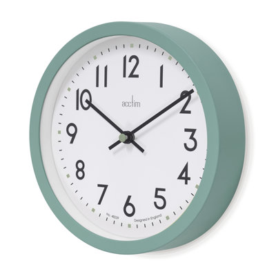 Acctim Elstow Small Kitchen Wall Clock Quartz Retro Style 20cm