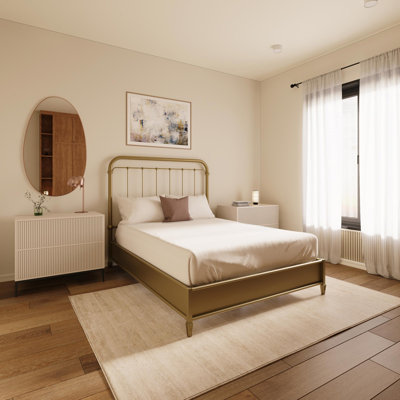 Lucia Headboard with Metal Surround