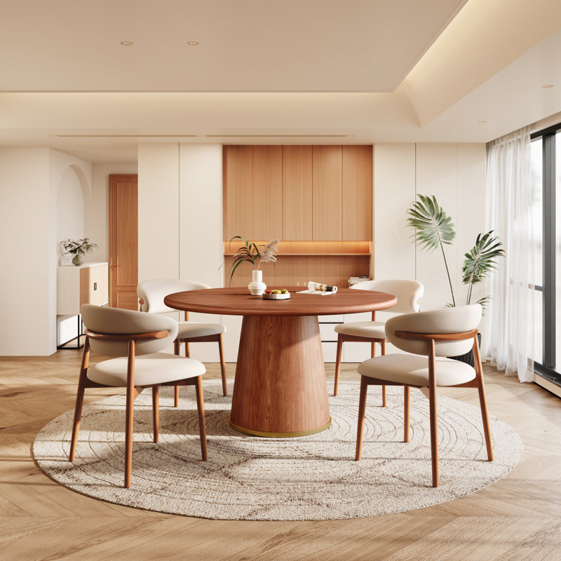 Ensemble de salle à manger 5 pièces, H 29,52 po x L 47,24 po x l 47,24 po