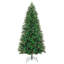 Arbres de Noël naturels verts pré-éclairés avec lumières multicolores arc-en-ciel, options 6,5 pi et 7,5 pi avec base en métal-2016230698