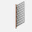 3.75' ft. H x 2 ft. W Screen Series Quadra Metal Fence Panel