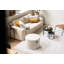 Cosipouf 60cm Wide Round Chevron Pouffe Ottoman-112500922