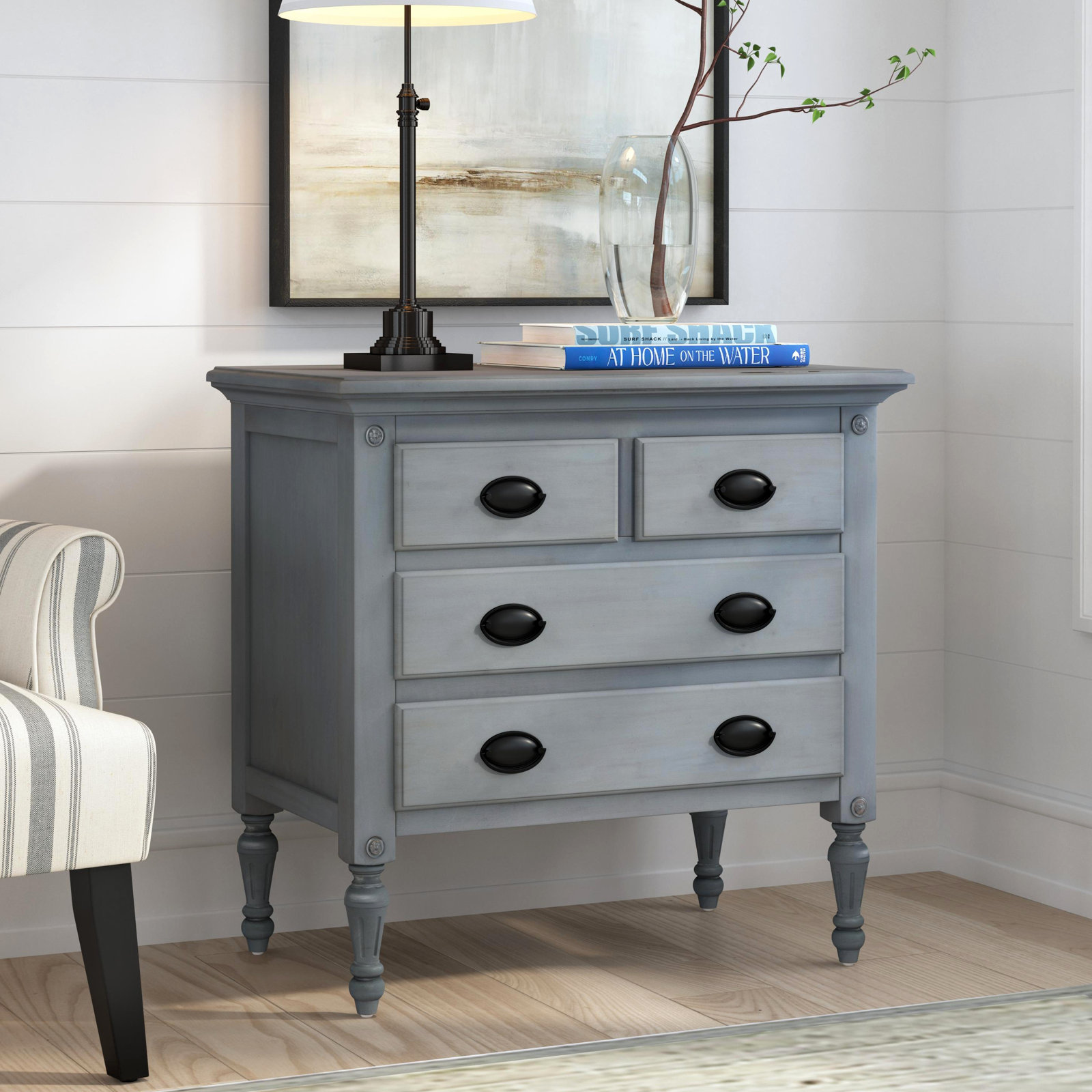 Eros Accent Chest, Gray